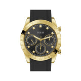 Guess Eclipse Multi Function Black Dial Black Rubber Strap Watch for Women - GW0315L1 Authentic Buy Shop Now
