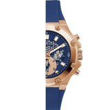 Guess Third Gear Analog Blue Dial Blue Rubber Strap Watch for Men - GW0334G3 Authentic Buy Shop Now