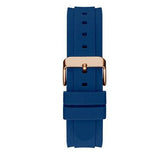 Guess Connoisseur Blue Dial Blue Silicone Strap Watch For Men - GW0335G2 Authentic Buy Shop Now