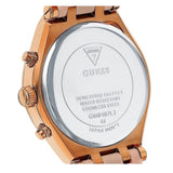 Guess Heiress Diamonds Rose Gold Dial Pink Rubber Strap Watch for Women - GW0407L3 Authentic Buy Shop Now
