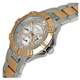 Guess Vista Analog Diamonds Silver Dial Two Tone Steel Strap Watch for Women - W0024L1 Authentic Buy Shop Now