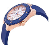 Guess Overdrive White Dial Blue Rubber Strap Watch for Women - W0149L5 Authentic Buy Shop Now