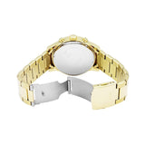 Guess Atlas Chronograph Black Dial Gold Steel Strap Watch for Men - W0668G8 Authentic Buy Shop Now