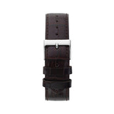 Guess Delancy Quartz White Dial Brown Leather Strap Watch For Men - W0870G1 Authentic Buy Shop Now