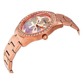 Guess G Twist Diamonds Rose Gold Dial Rose Gold Steel Strap Watch For Women - W1201L3 Authentic Buy Shop Now