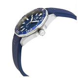 Tag Heuer Aquaracer Quartz Blue Dial Blue Rubber Strap Watch for Men - WAY101C.FC6153 Authentic Buy Shop Now