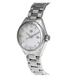Tag Heuer Formula 1 Diamonds Mother Of Pearl White Dial Silver Steel Strap Watch for Women - WBJ1419.BA0664 Authentic Buy Shop Now