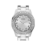 Guess Sparkler Diamonds Silver Dial Silver Steel Strap Watch for Women - GW0111L1 Authentic Buy Shop Now